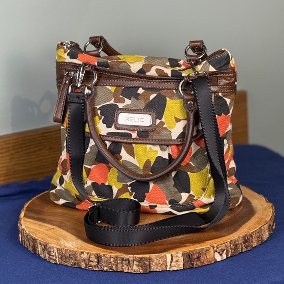 Relic by Fossil Carrie Retro Floral Satchel Bag - Picture 3 of 13